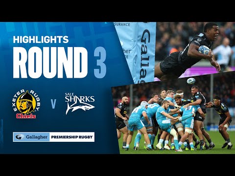 Exeter v Sale - HIGHLIGHTS | Teams Battle Brutal Conditions! | Gallagher Premiership 2023/24