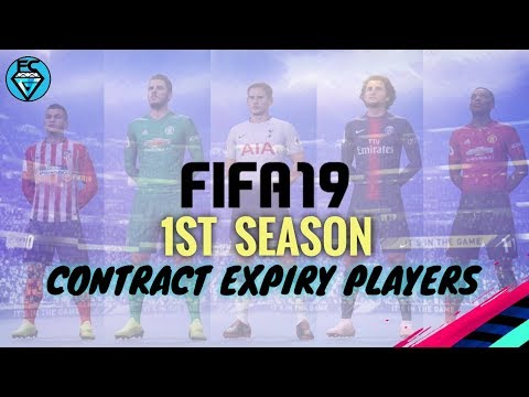 FIFA 19: 1ST SEASON CONTRACT EXPIRY PLAYERS