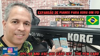 Video thumbnail for THE BESTE KORG 01W/FD by TIAGO MALLEN (XPC-03 and XSC-803 card set , The PCM card) CARD DE PIANO by Tiago Mallen
