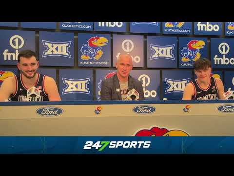 Dan Hurley, Alex Karaban and Braylon Mullins discuss UConn's win over KU