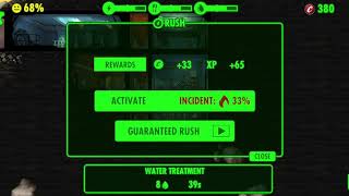 Fallout Shelter successfully rush 1 room