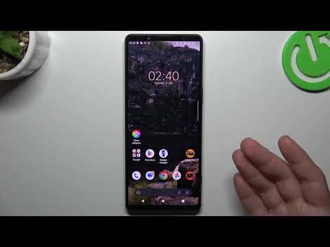 How to Turn Off Notifications Dots of Sony Xperia 1 V – Access Home Screen Settings