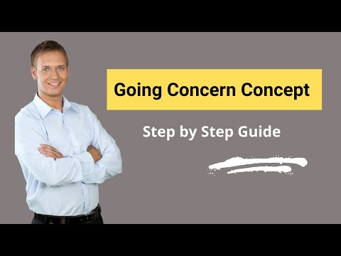Going Concern Concept  | Accounting | Examples