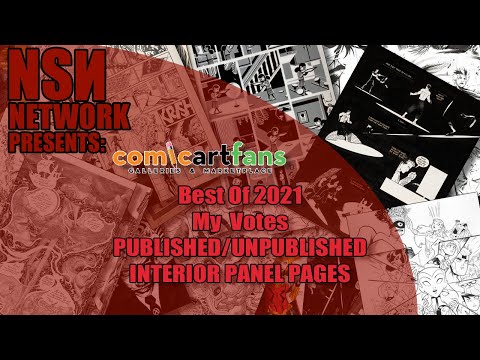 ComicArtFans Best Of 2021 - PUBLISHED/UNPUBLISHED INTERIOR PANEL PAGES | NSNart