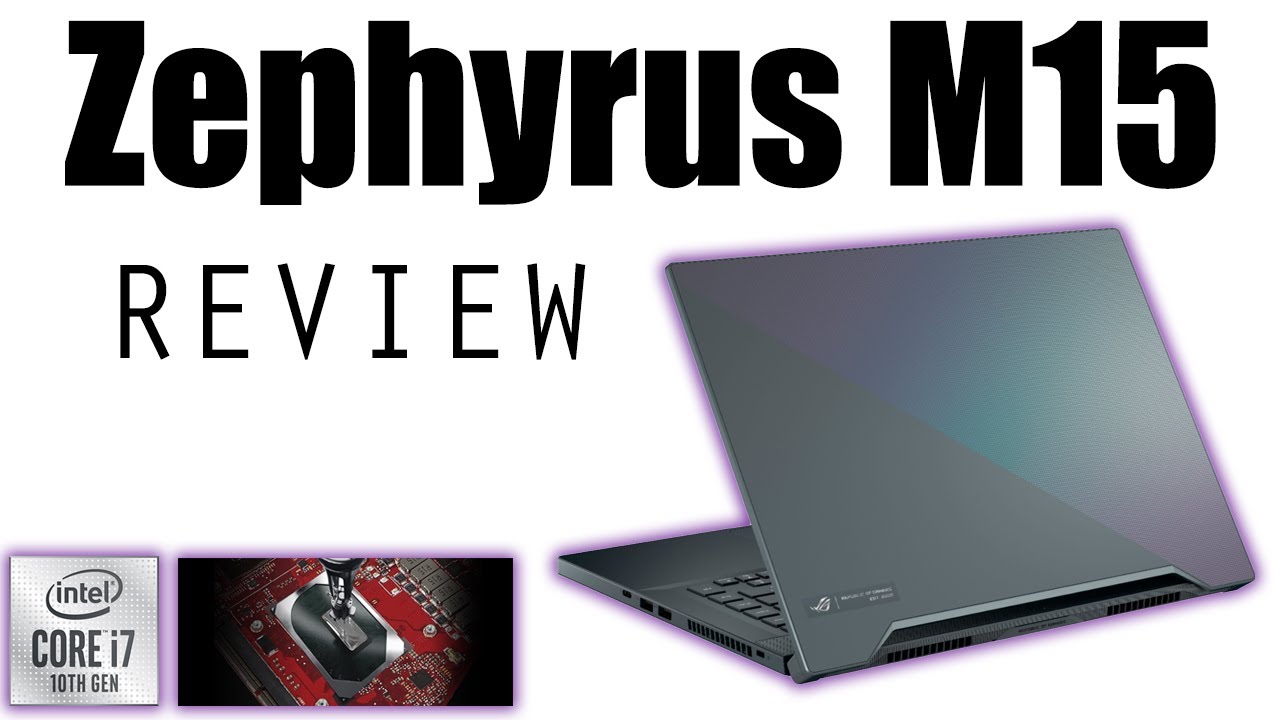 Asus ROG Zephyrus M15 Review!  Runs Very COOL! ❄️