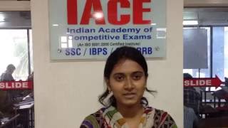 IACE in dilsukhnagar, ameerpet Hyderabad: Bank Coaching Center Live Video Reviews