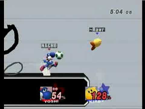 Naucitos(Yoshi) vs Bunny(Kirby)