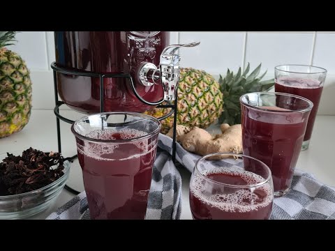SUGAR FREE Refreshing Hibiscus Fruit Drink