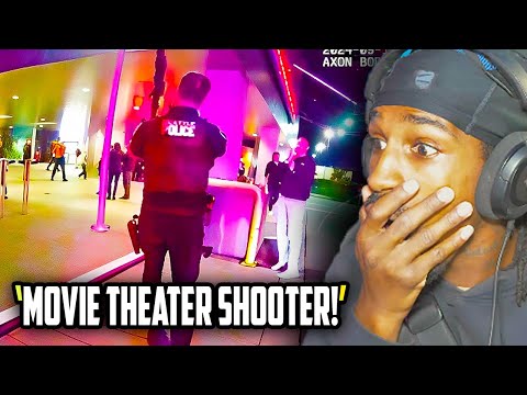 Cops Hunt Down Movie Theater Gunman (INSANE Bodycam Reaction) | Poppa Benji
