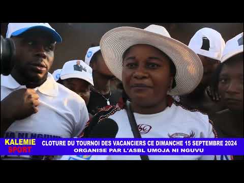 CLÔTURE CE DIMANCHE 15 SEPTEMBRE À KALEMIE DU TOURNOI DES VACANCIERS.