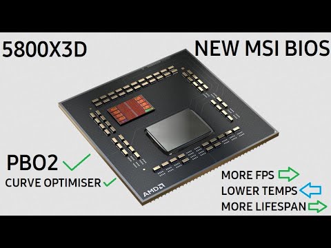New MSI Bios Is Out - PBO2 & Curve Optimiser For Ryzen 5800X3D!