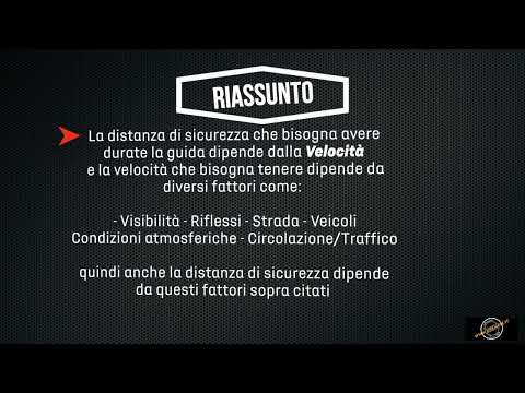 Corso di teoria - Distanza di sicurezza - Autoscuola Gremese