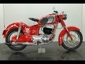 Puch 250 SGS 250cc 1955 1 cyl ts  - vintage motorcycle - start up