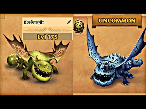 HOTBURPLE MAX LEVEL 175 TITAN MODE - Dragons: Rise of Berk
