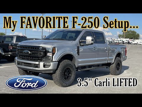 7.3L GODZILLA V8 Ford F-250 Lariat 3.5" Carli LIFTED on 37s 2022 Covert Edition Super Duty Review