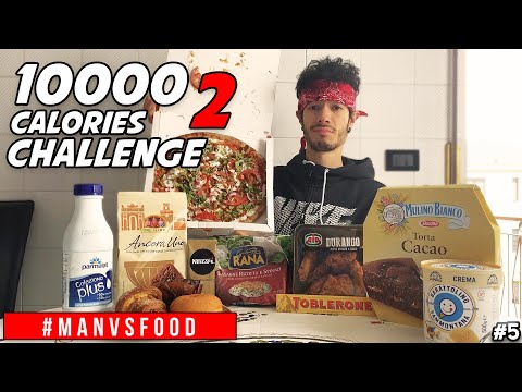10000 CALORIE CHALLENGE 2 - La Vendetta - Cheat Day ITA | MAN VS FOOD