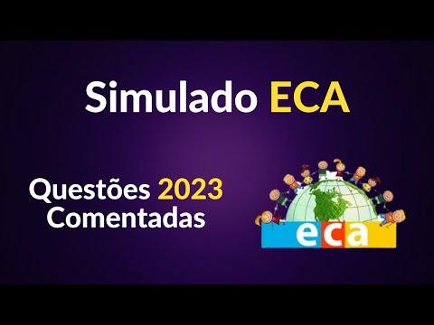 SIMULADO ECA ATUALIZADO QUESTÕES 2023 COMENTADAS (FGV, IBAM, VUNESP) | Concursos Educação