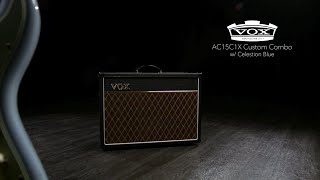 Video thumbnail for Vox AC15C1X Custom Combo w/ Celestion Blue by Gear4music Guitars