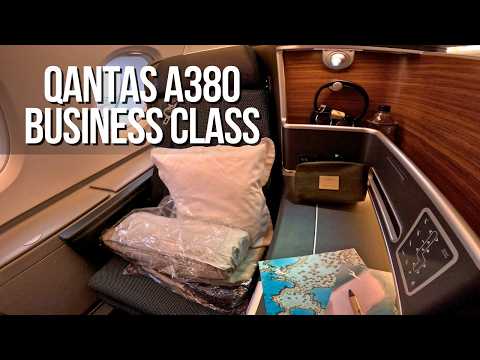 Qantas QF2 Business Class: Bulkhead Seat 16K Review (London to Sydney)