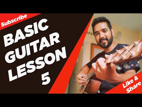 Basic Guitar Lesson 5 (Guitar Theory) for Beginners in (Hindi)  by Acoustic Pahadi