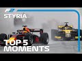 Top 5 Formula 2 Moments | 2020 Styrian Grand Prix