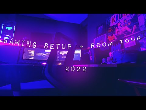 CRAZY 2022 Gaming Setup + Room Tour!!