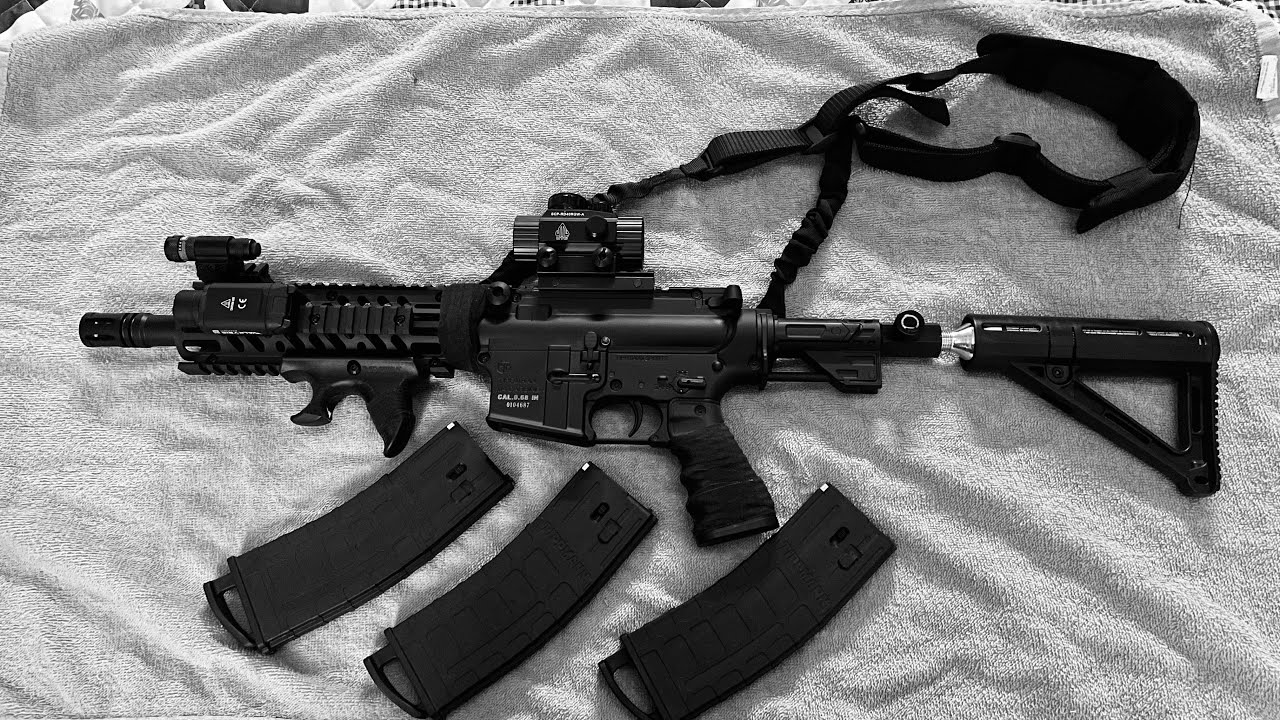 TMC M4 Carbine 90Gram Co2 Chrono 2.8,3,4, Gram Ammo