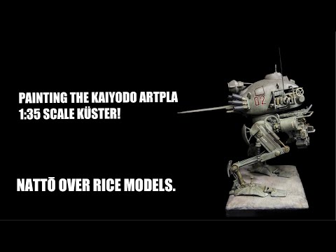 Maschinen Krieger MA.K 1:35 SCALE KÜSTER PAINT AND WEATHERING with NATTŌ OVER RICE MODELS