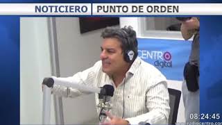 Entrevista al ministro del Interior, Patricio Carrillo, en Radio Centro