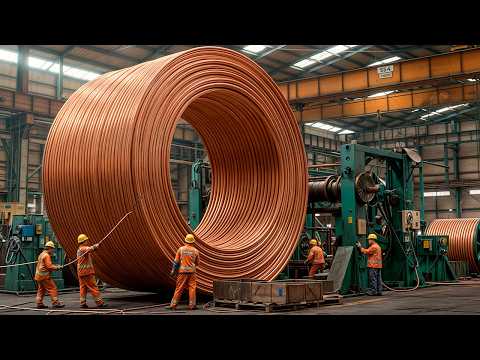 How It's Made: Copper Pipes (100 TONS of Rock for 1 Ton of Metal!)