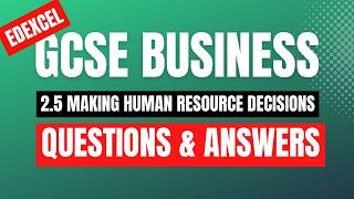 Paper 2 GCSE Business 2.5 Questions & Answers