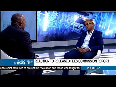 Reaction to Fees Commission report: Khaya Sithole