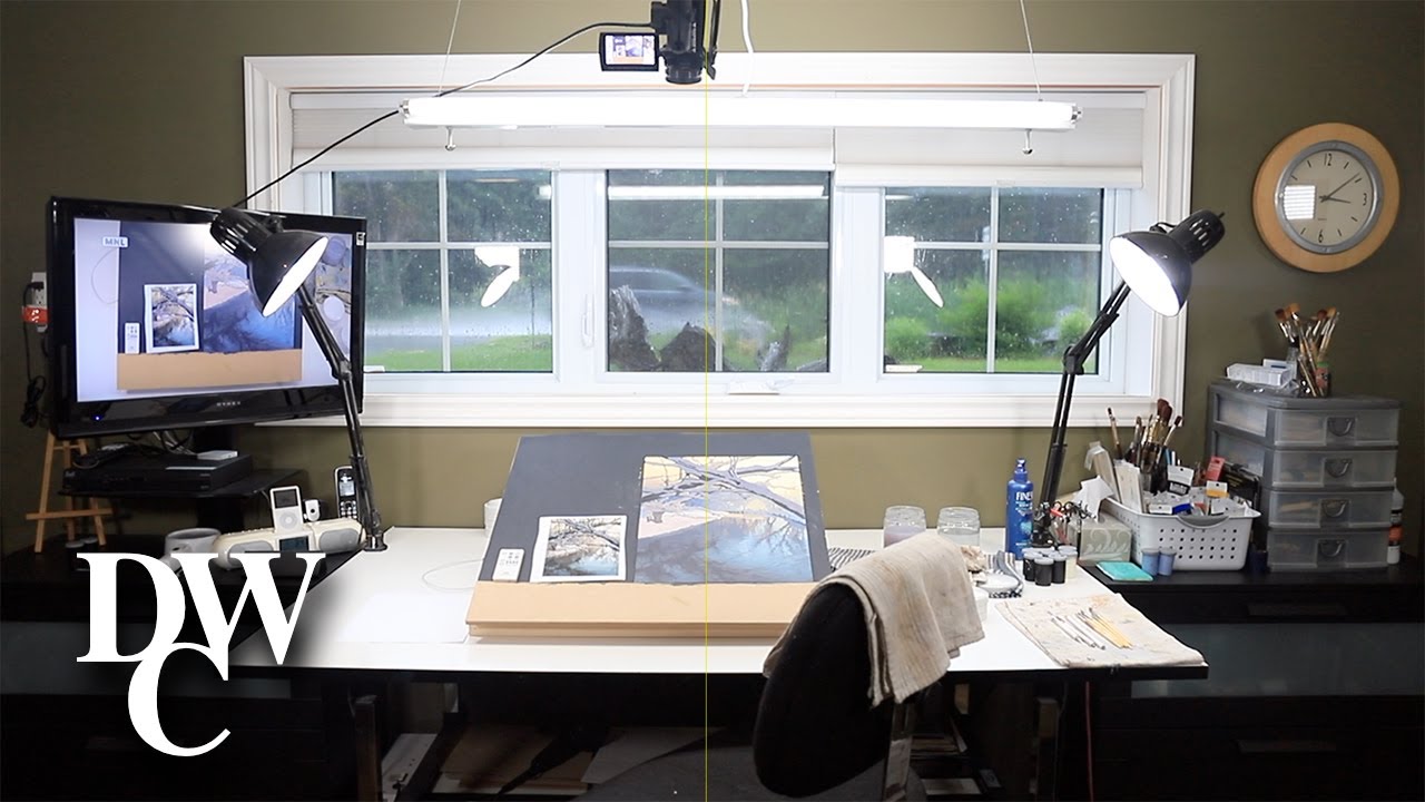 How to Light Your Studio | 3 Tricks For  Perfect Art Studio Light