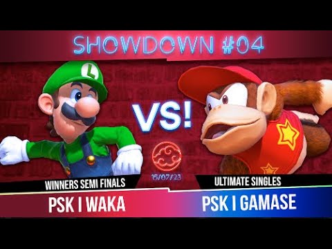 PSKSHOWDOWN 04 - PSK WaKa (Luigi) Vs. PSK Gamase (Diddy Kong) WS