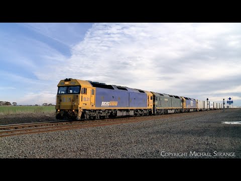 7902V Mildura Container Train With   BL31  G539  BL30 At Gheringhap (4/7/2025) - PoathTV Railways