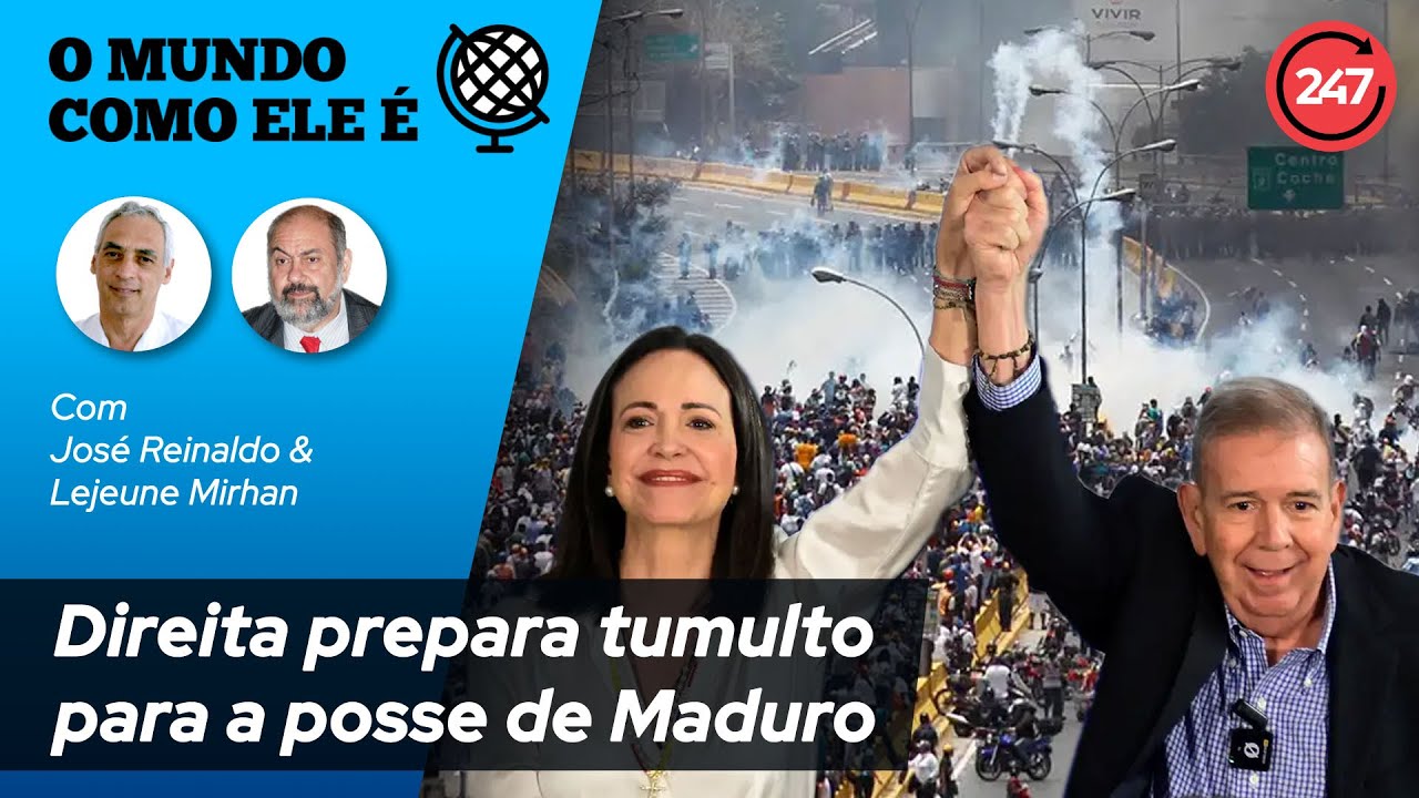 O mundo como ele é - Direita prepara tumulto para a posse de Maduro