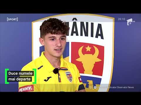 Fiul lui Gică Popescu, Nicolas, visează la un Euro de vis cu naționala U19!