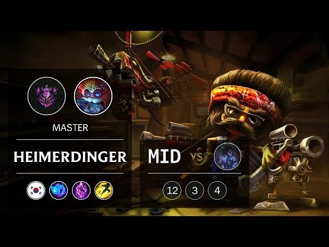 Heimerdinger Mid vs Sylas - KR Master Patch 9.6