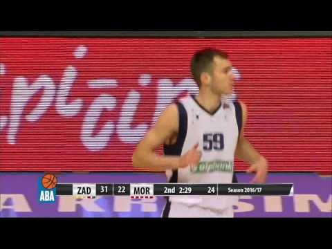 ABA Liga 2016/17 highlights, Round 22: Zadar - Mornar (10.2.2017)