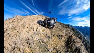 Wingsuit flying secret location VR 360