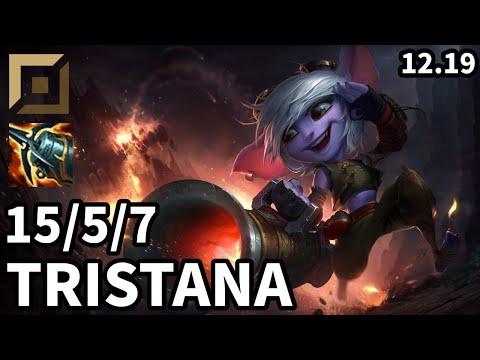 Tristana Top vs Fiora - Ranked Grandmaster - Patch KR 12.19