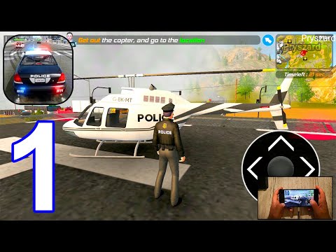 Police Officer Simulator - Drive Police Car & Fly Police Helicopter In Open World City - Android
