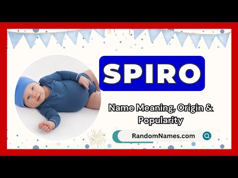 Spiro - Baby Boy Name Meaning, Origin & Popularity - RandomNames.com