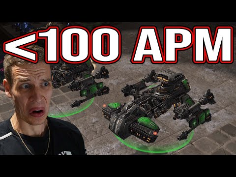 LESS THAN 100 APM versus Grandmasters