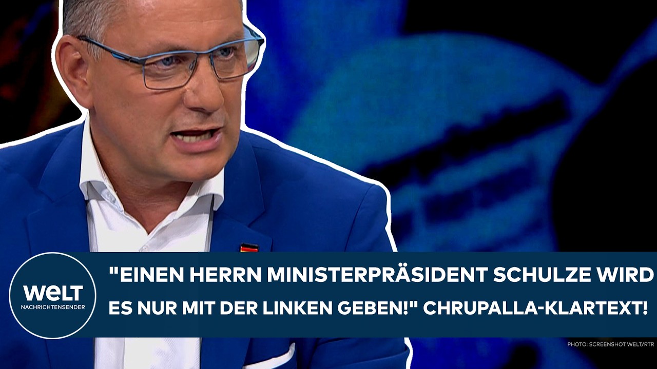 SACHSEN-ANHALT: Chrupalla! "Einen Herrn Ministerpräsident Schulze wird es nur mit der Linken geben!"