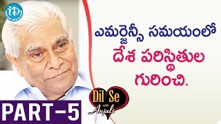 Former Central Secretary ASCI Chairman K Padmanabhaiah IAS Interview - Part #5 || Dil Se With Anjali
