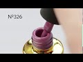 FOX gel varnish No. 326 (pastel purple, enamel), 7 ml