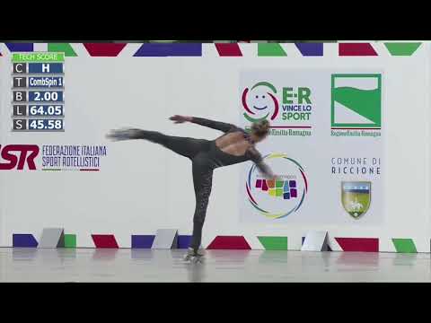 Rebecca tarlazzi long program! italian roller games 2021