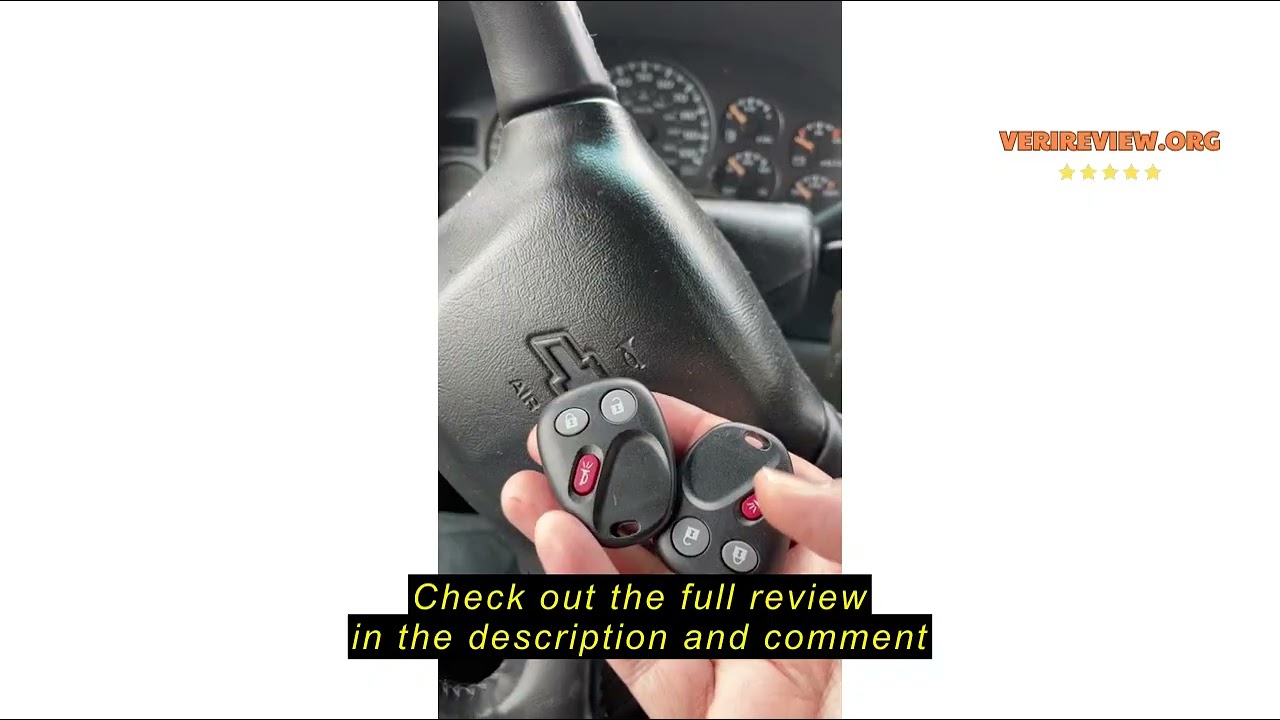 Review 2 KeylessOption Replacement 3 Button Keyless Entry Remote Control Key Fob Compatible with LHJ