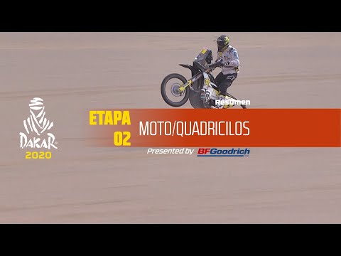 Dakar 2020, Etapa 2: Resumen motos